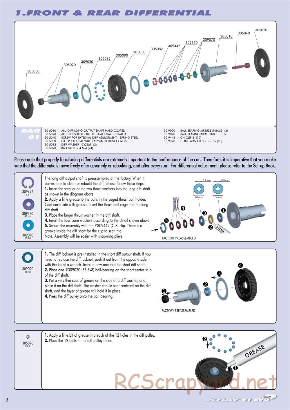 Xray - T1 Evo2 - Manual - Page 4