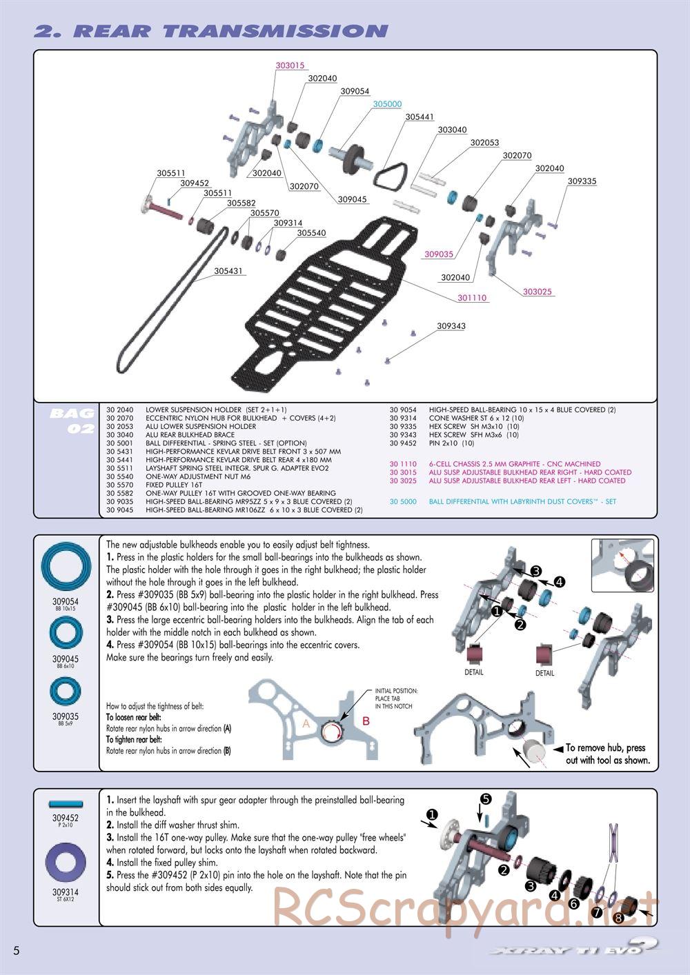Xray - T1 Evo2 - Manual - Page 6