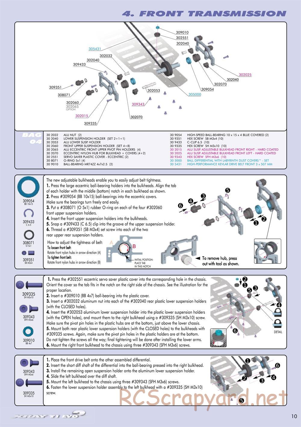 Xray - T1 Evo2 - Manual - Page 11
