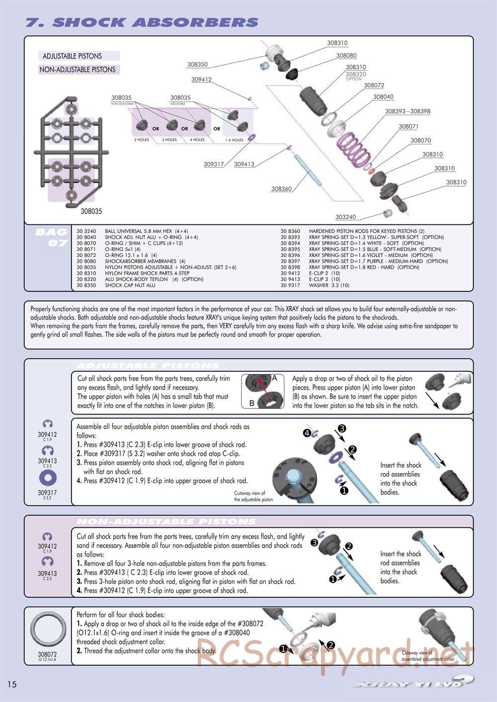 Xray - T1 Evo2 - Manual - Page 16