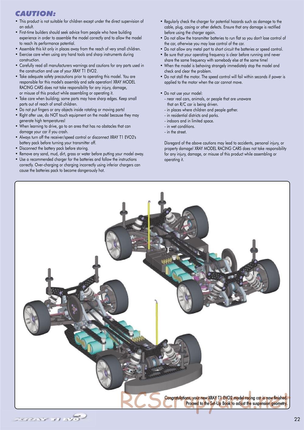 Xray - T1 Evo2 - Manual - Page 23