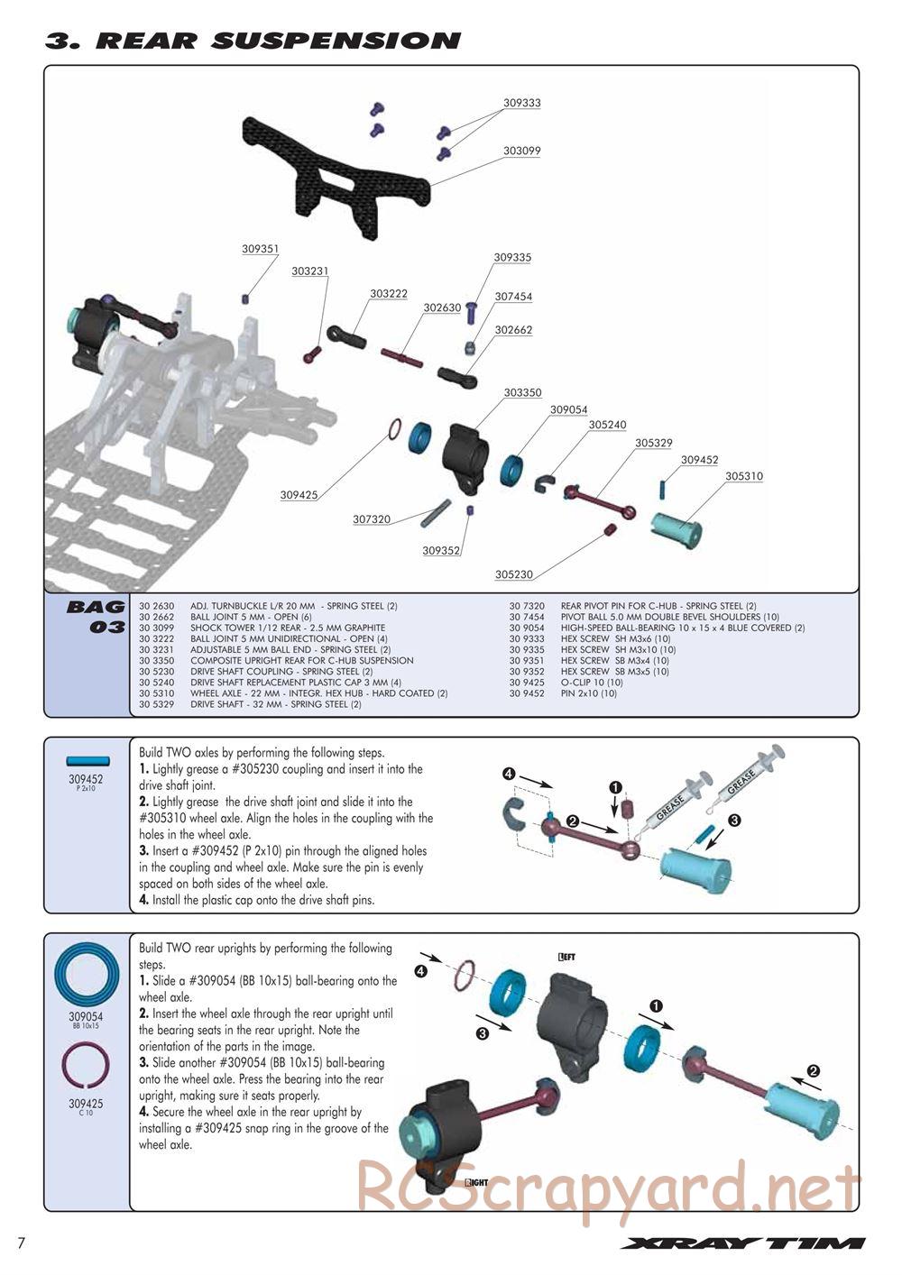 Xray - T1M Mini - Manual - Page 8