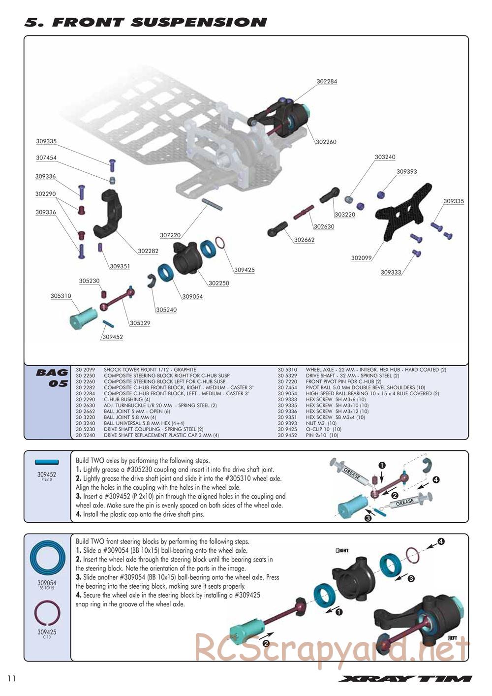 Xray - T1M Mini - Manual - Page 12