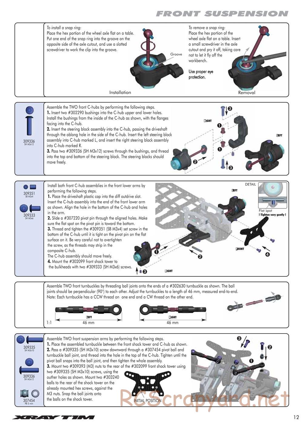 Xray - T1M Mini - Manual - Page 13