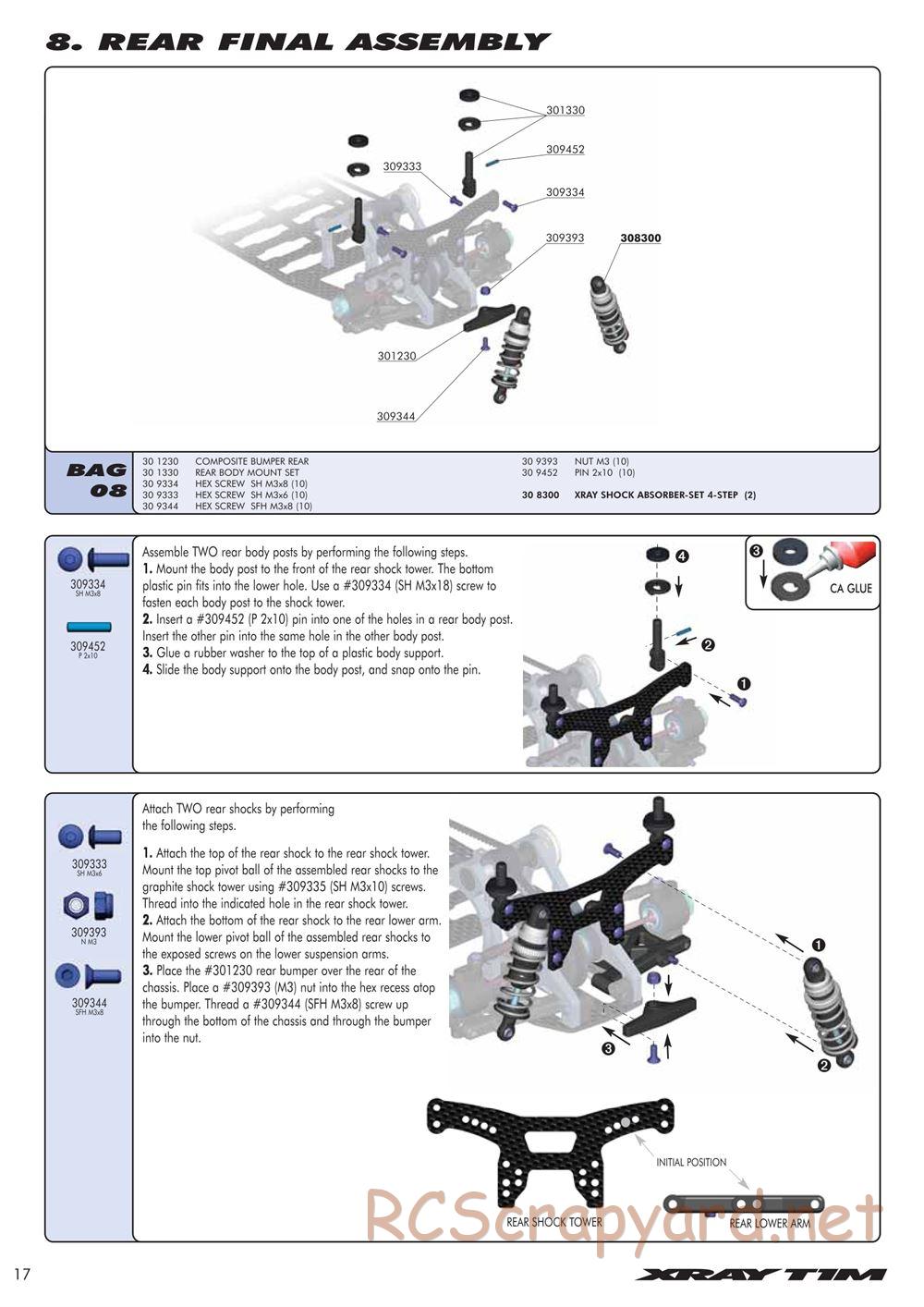 Xray - T1M Mini - Manual - Page 18