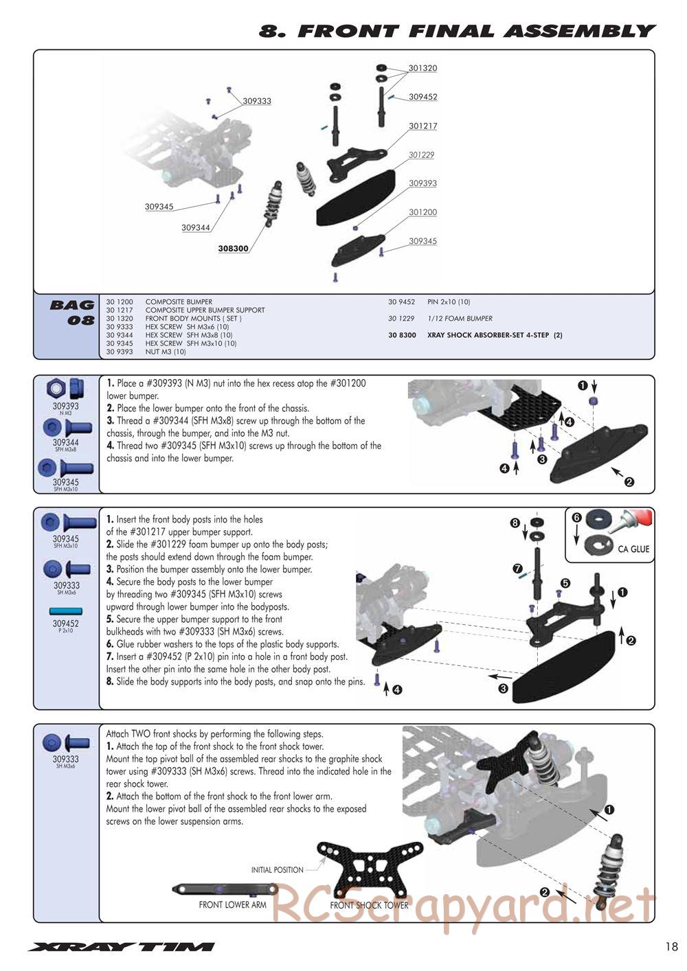 Xray - T1M Mini - Manual - Page 19