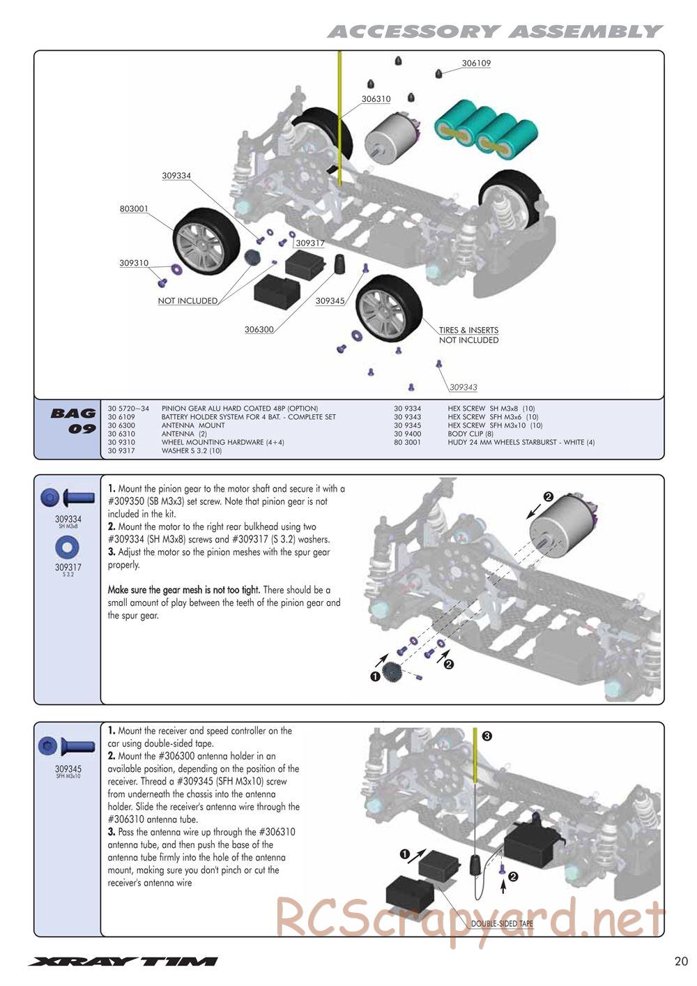 Xray - T1M Mini - Manual - Page 21