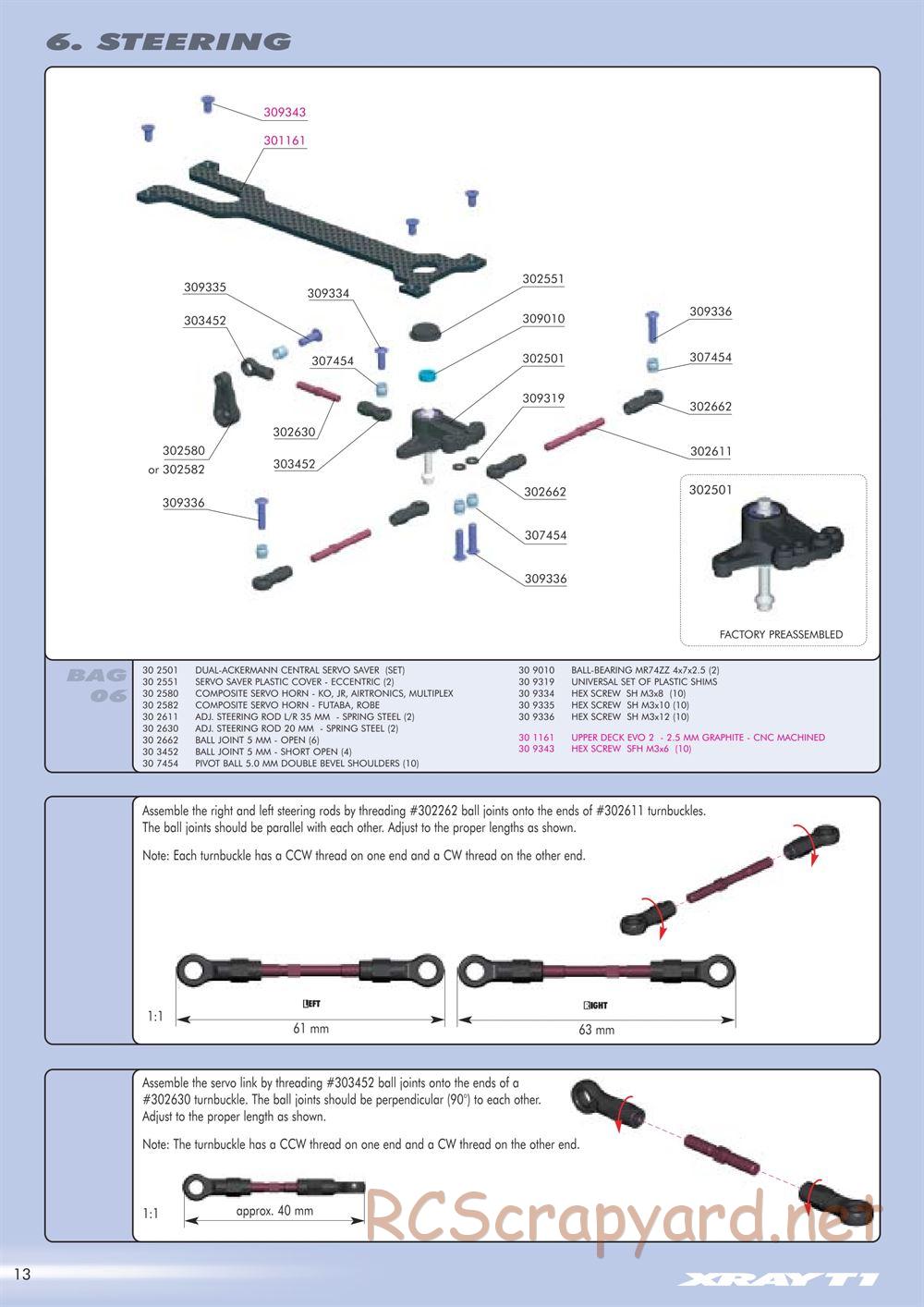 Xray - T1 Factory Kit 2004 / T1FK'04 - Manual - Page 14