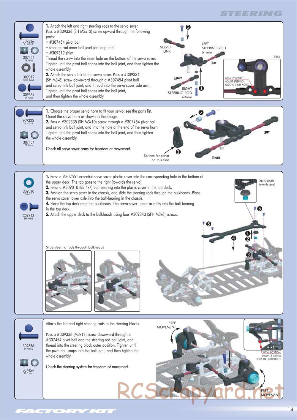 Xray - T1 Factory Kit 2004 / T1FK'04 - Manual - Page 15
