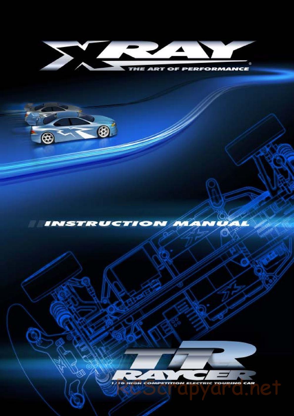 Xray - T1R Rayser - Manual - Page 1