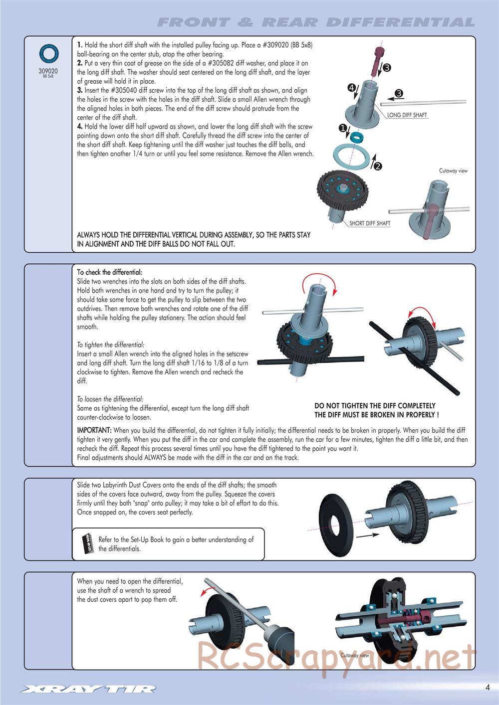 Xray - T1R Rayser - Manual - Page 5