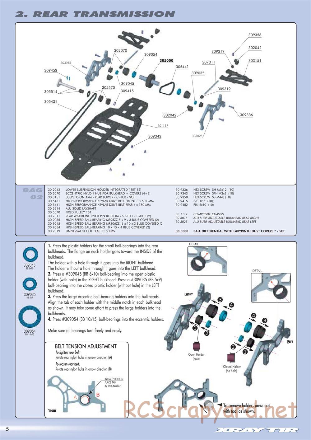 Xray - T1R Rayser - Manual - Page 6