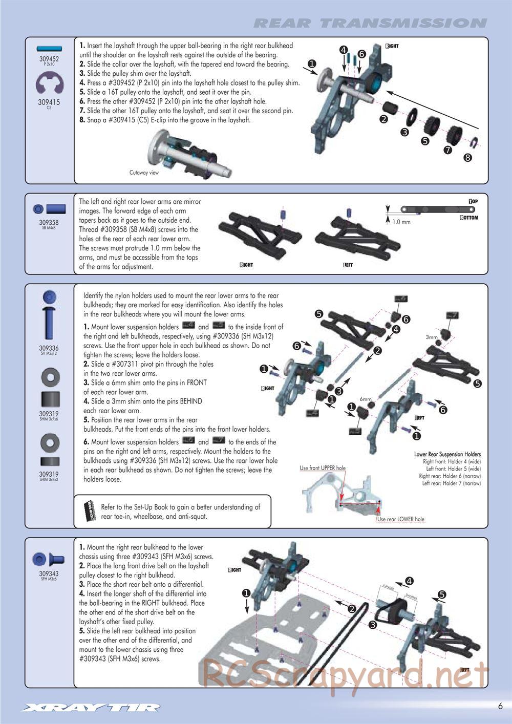 Xray - T1R Rayser - Manual - Page 7