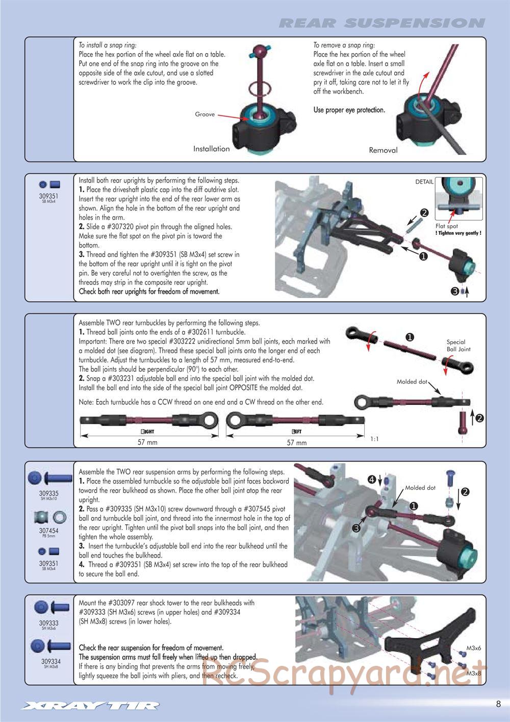 Xray - T1R Rayser - Manual - Page 9