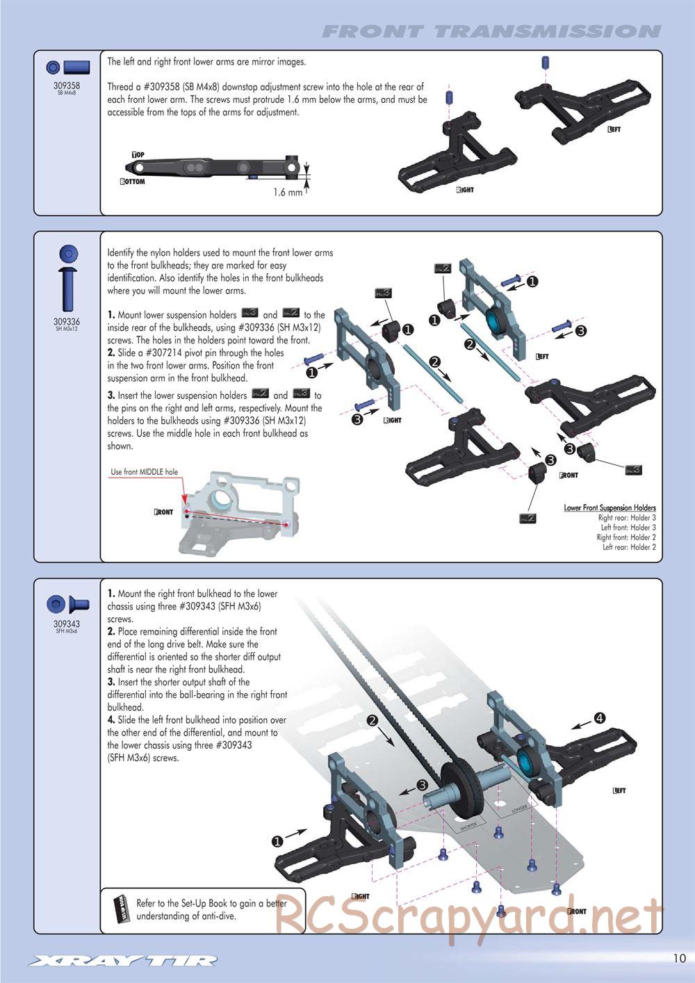 Xray - T1R Rayser - Manual - Page 11