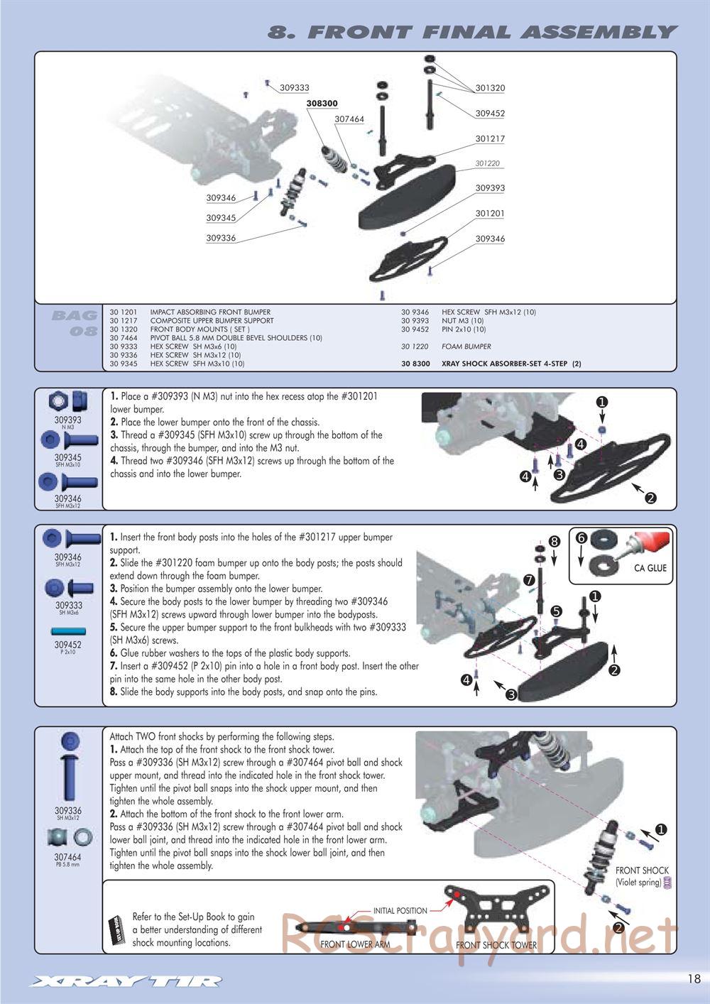 Xray - T1R Rayser - Manual - Page 19