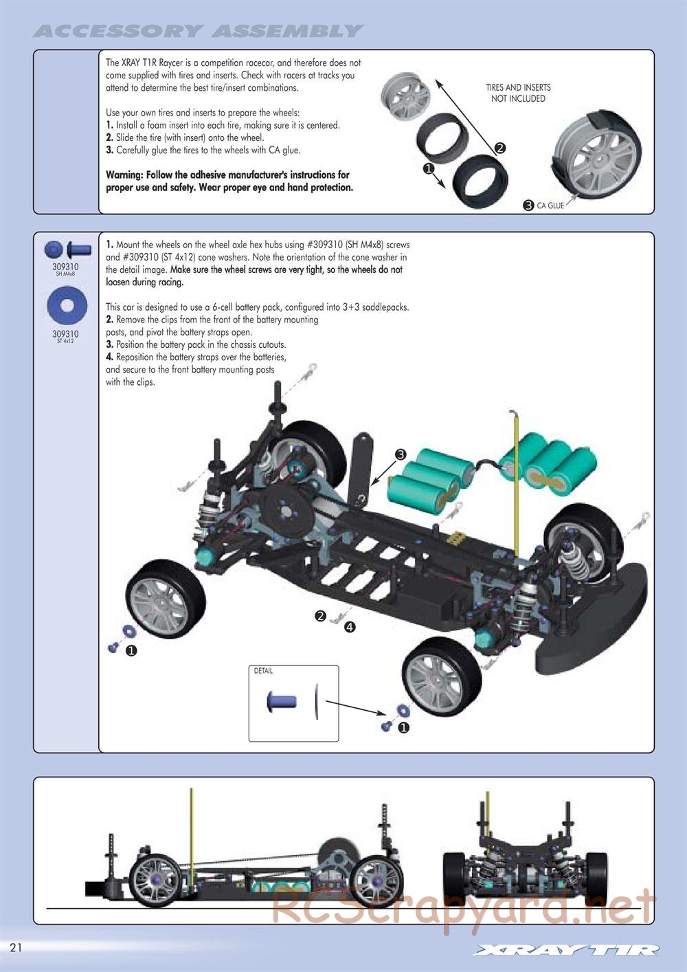 Xray - T1R Rayser - Manual - Page 22