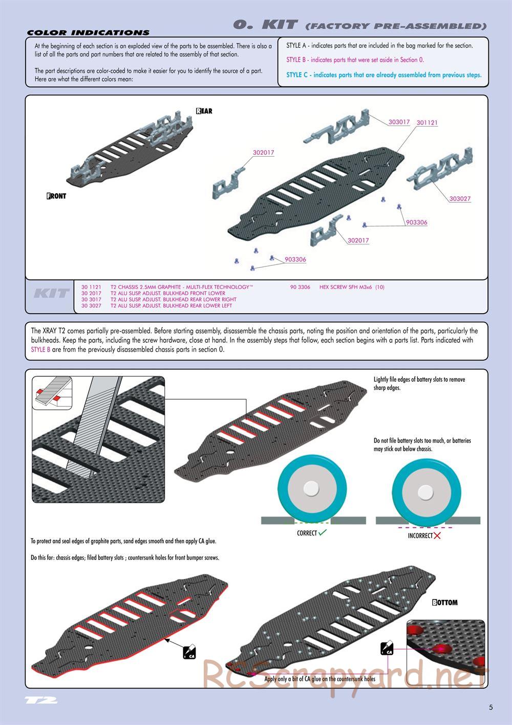 Xray - T2 - Manual - Page 5