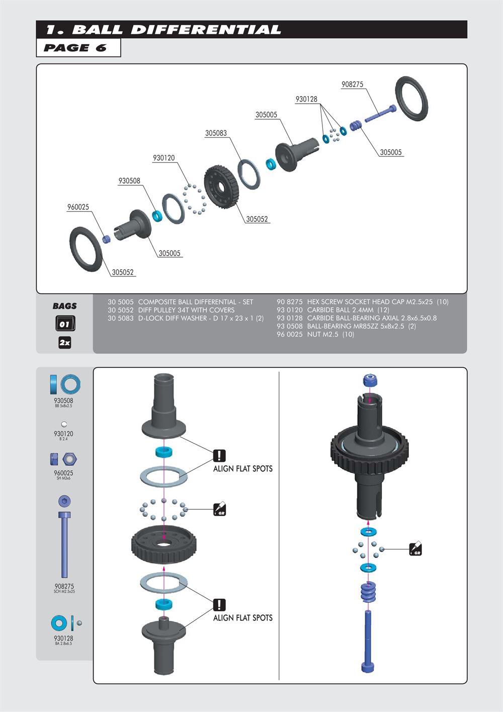 Xray - T2R Rayser - Supplementary Manual - Page 2