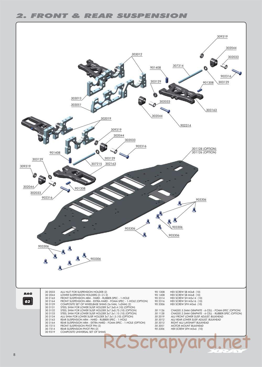 Xray - T2R Pro - Manual - Page 8