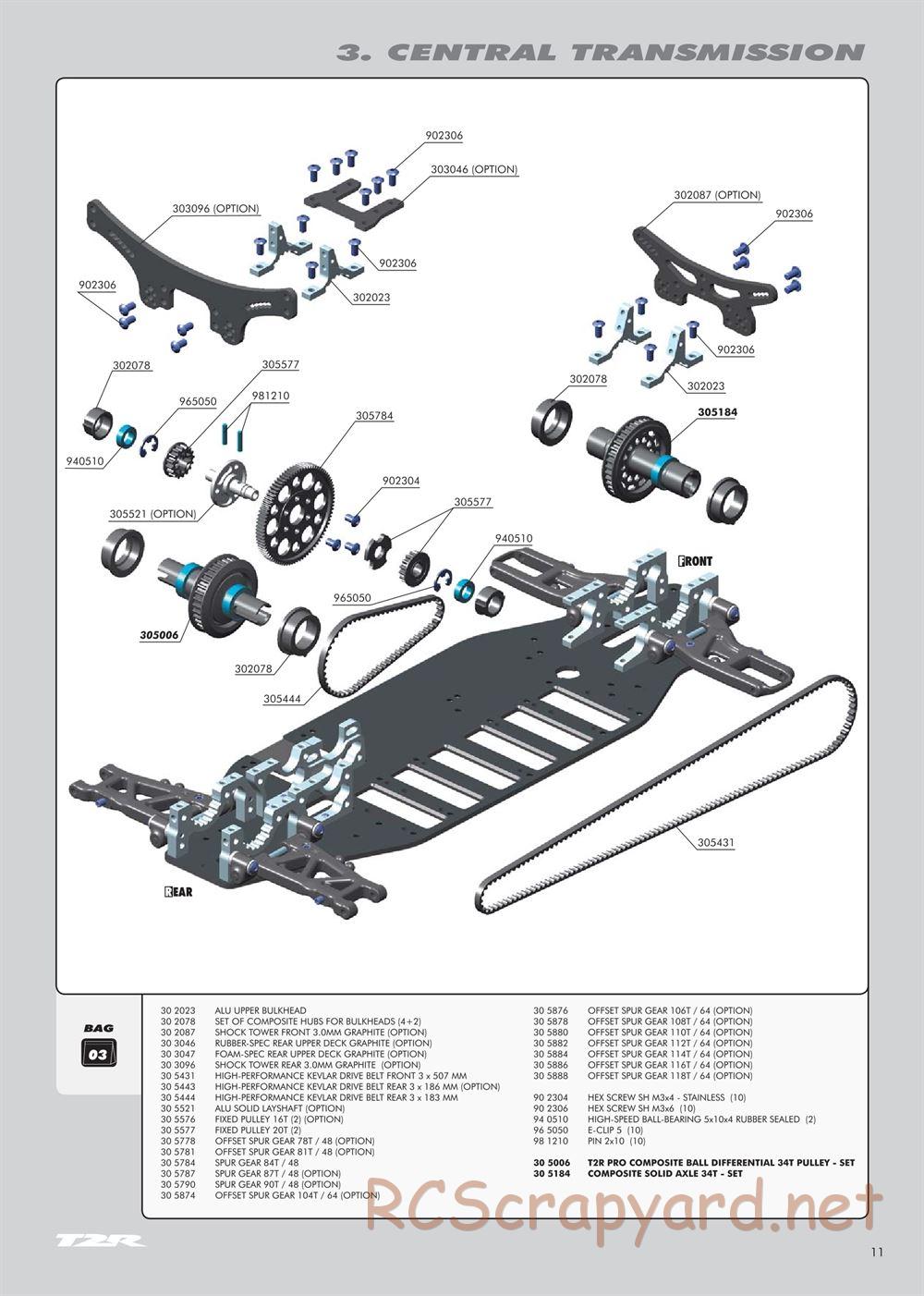 Xray - T2R Pro - Manual - Page 11
