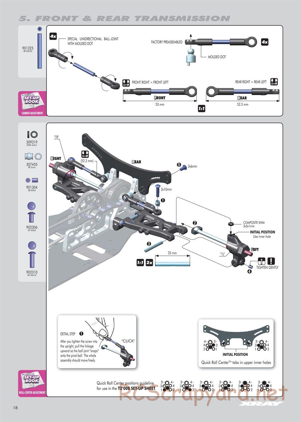 Xray - T2R Pro - Manual - Page 18