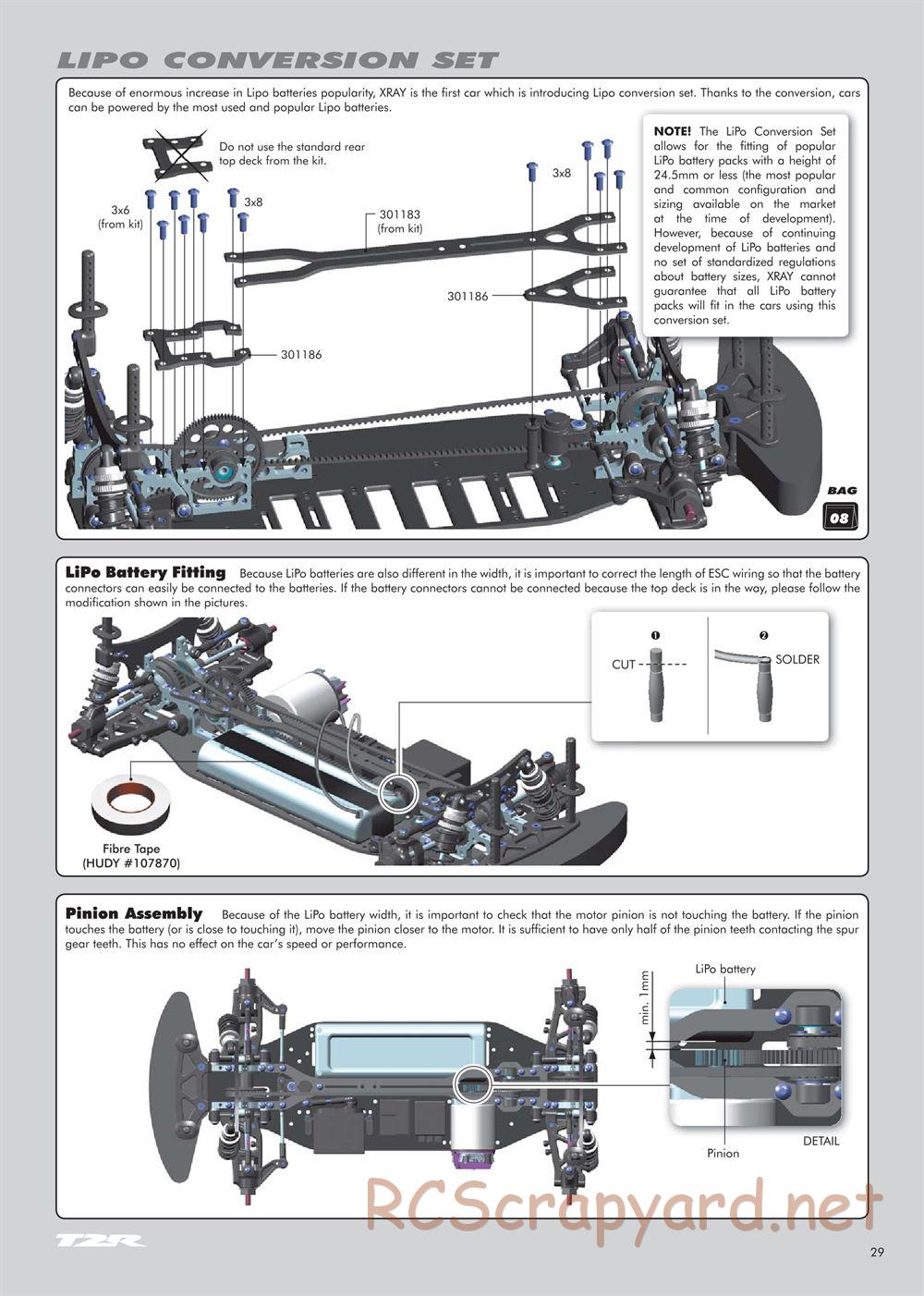 Xray - T2R Pro - Manual - Page 29