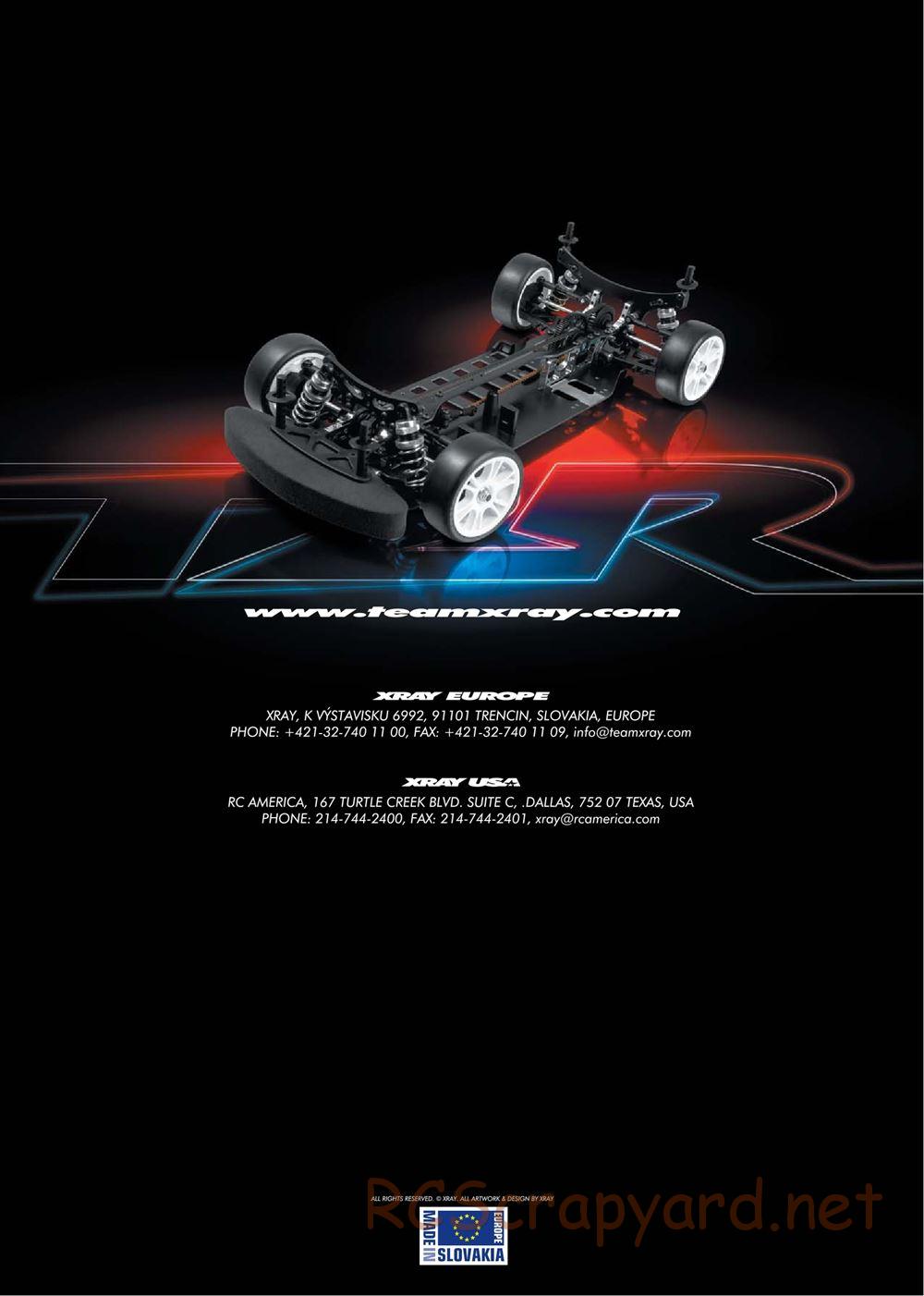 Xray - T2R Pro - Manual - Page 32