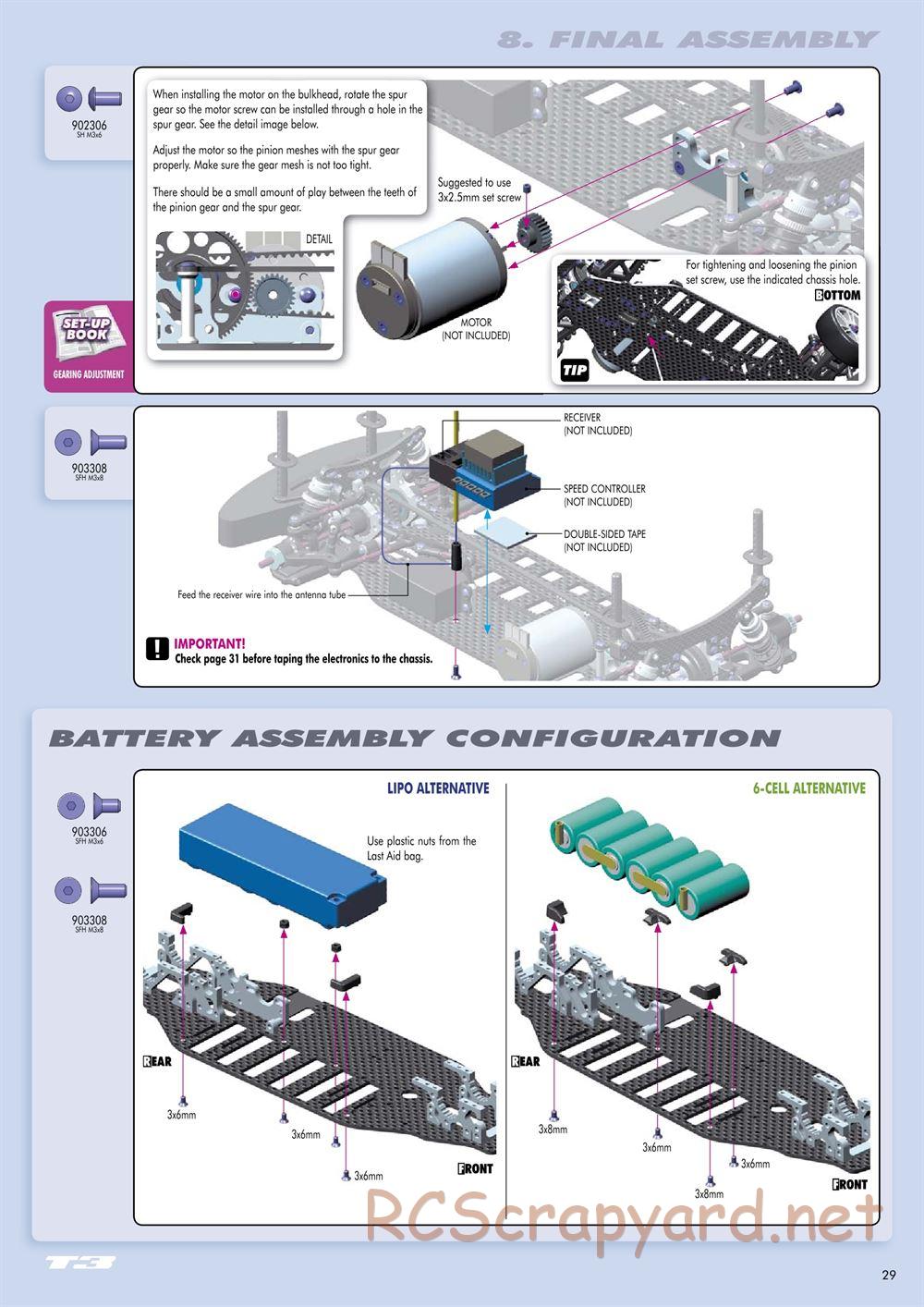 Xray - T3 US Foam-Spec Edition - Manual - Page 29