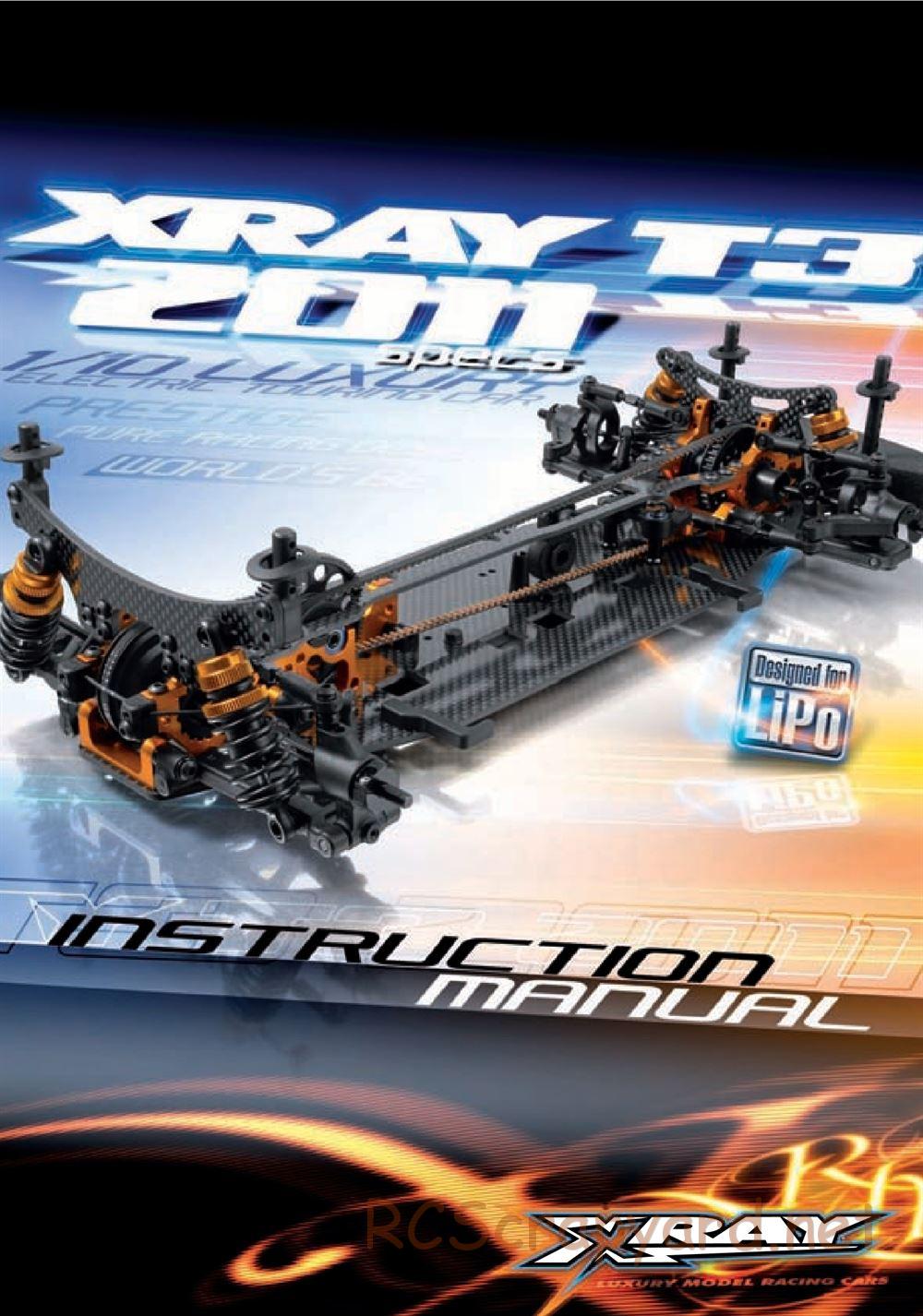 Xray - T3 2011 Specs (T3'11) - Manual - Page 1