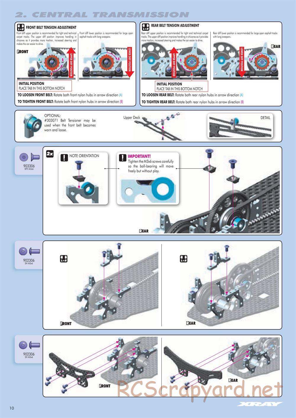 Xray - T3 2011 Specs (T3'11) - Manual - Page 10