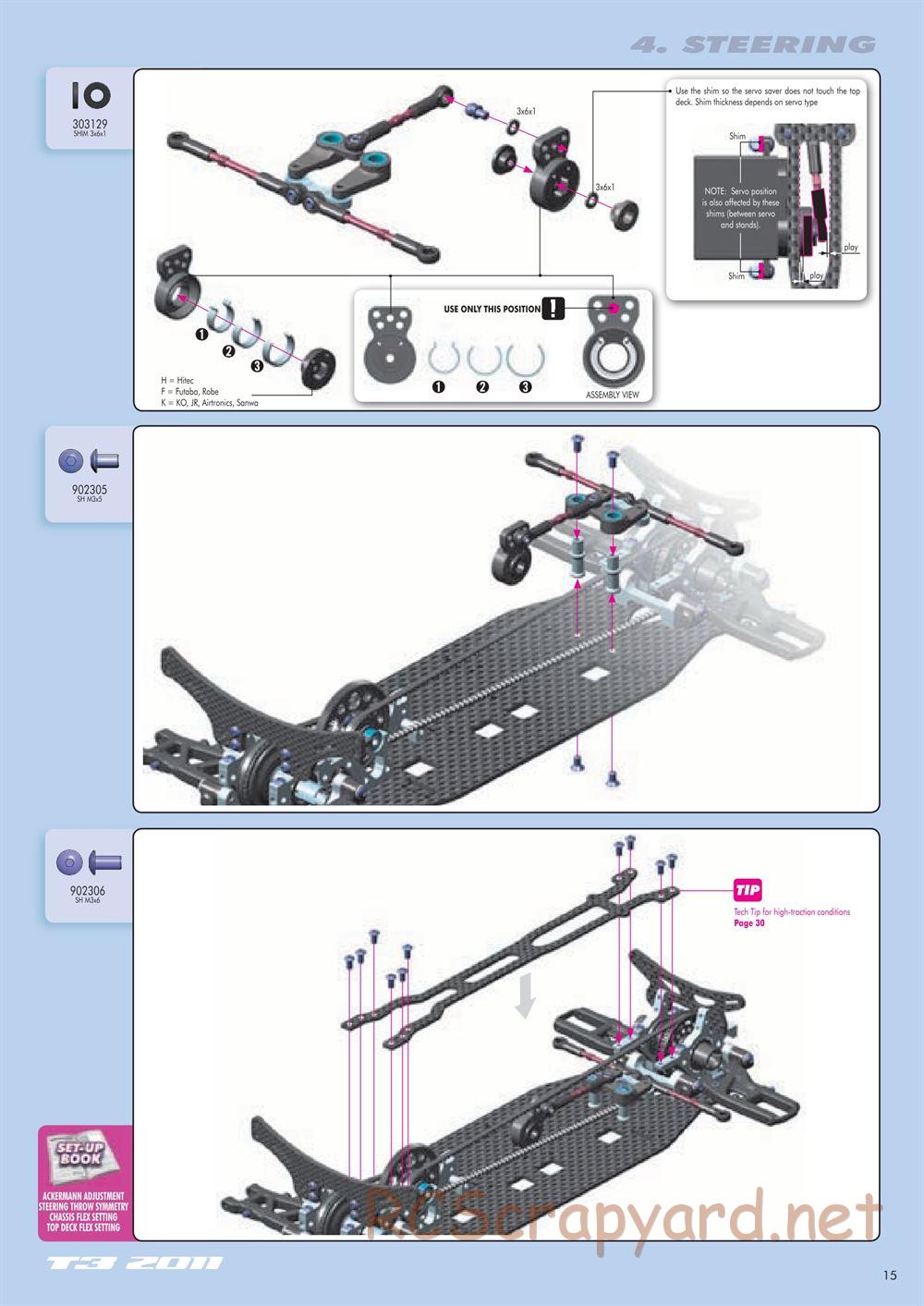 Xray - T3 2011 Specs (T3'11) - Manual - Page 15