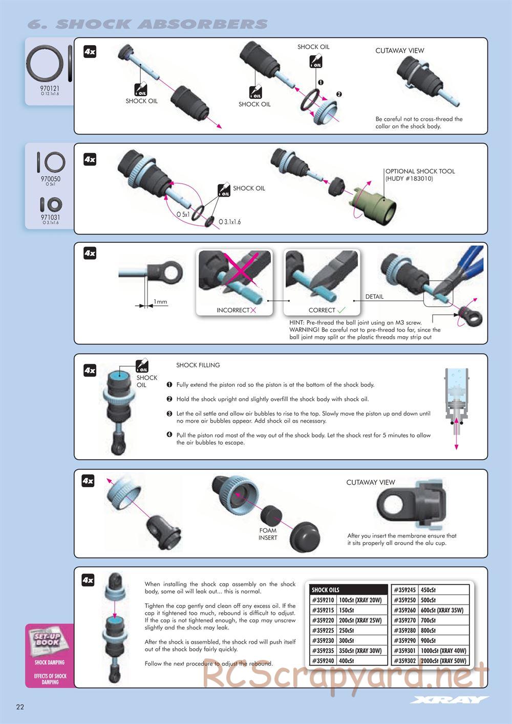 Xray - T3 2011 Specs (T3'11) - Manual - Page 22