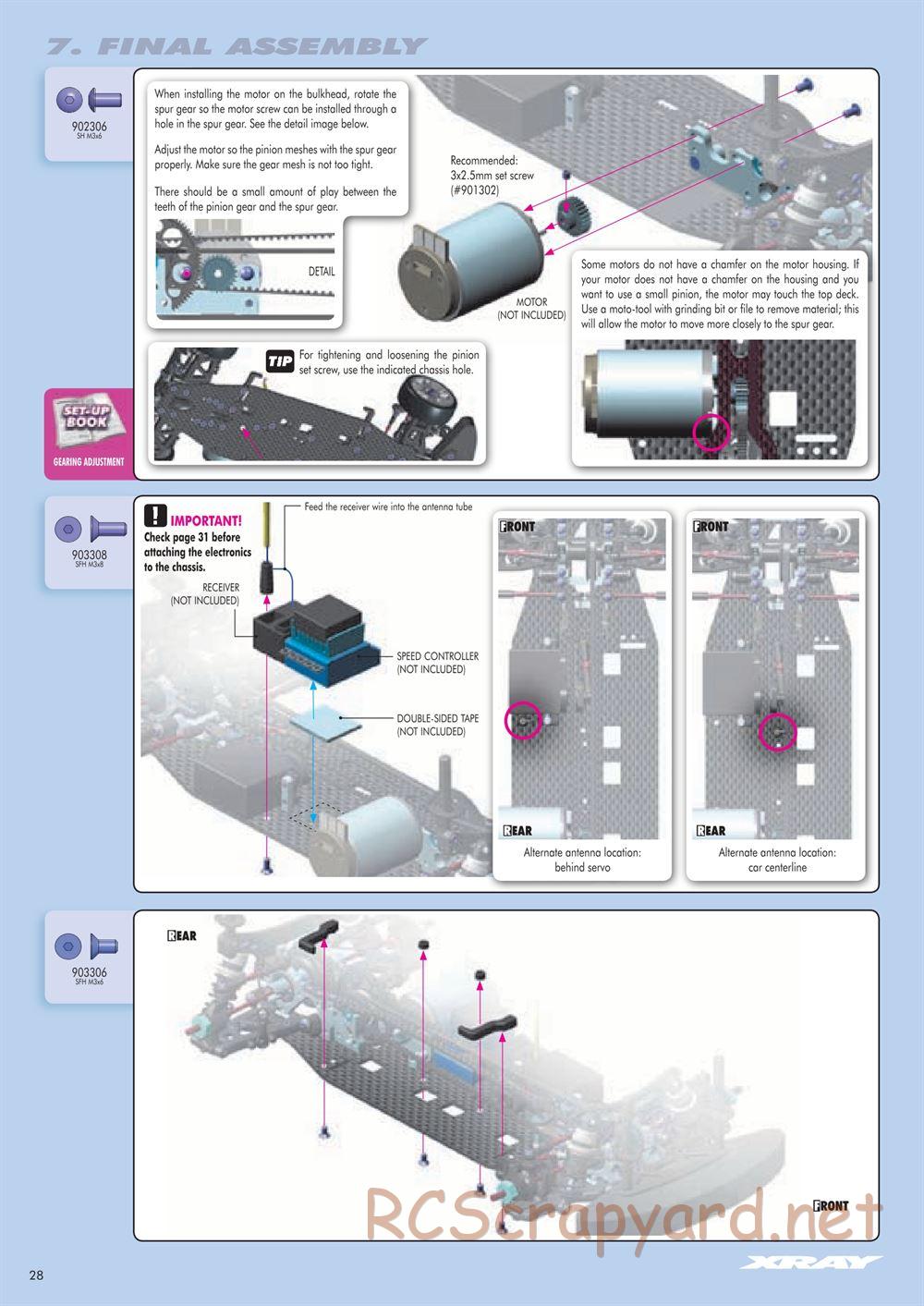 Xray - T3 2011 Specs (T3'11) - Manual - Page 28