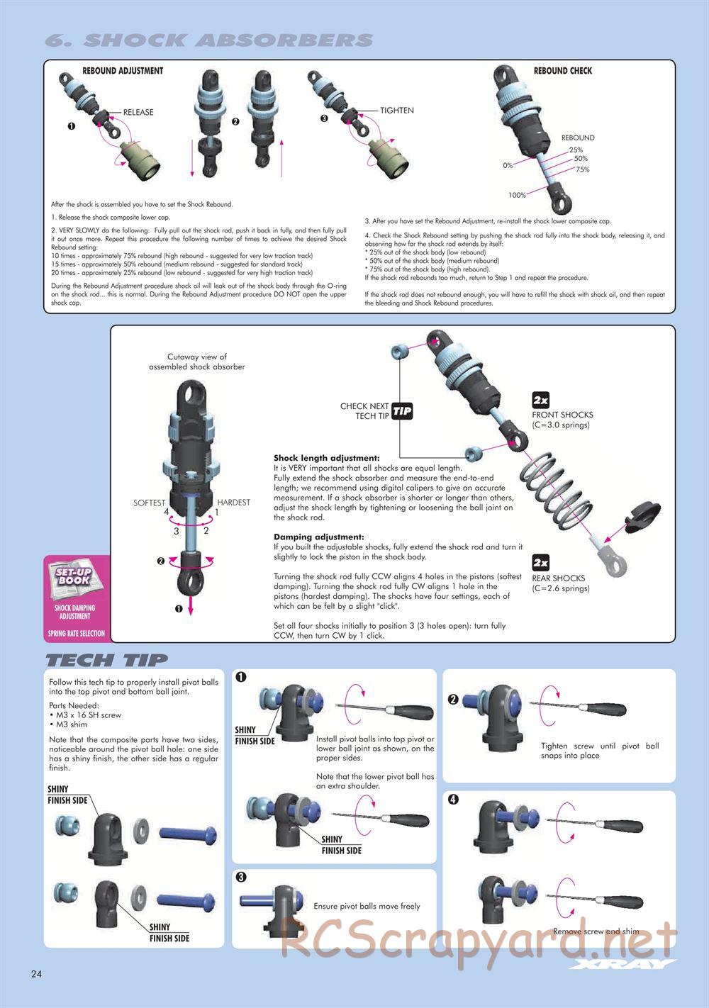 Xray - T3 2012 Specs (T3'12) - Manual - Page 24