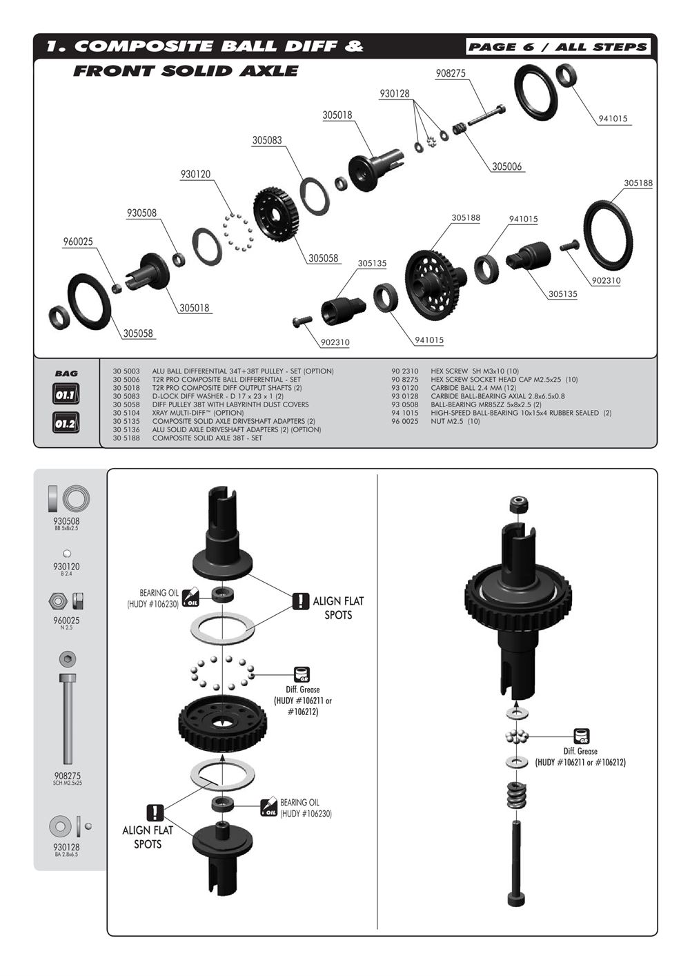 Xray - T3R - Supplementary Manual - Page 2