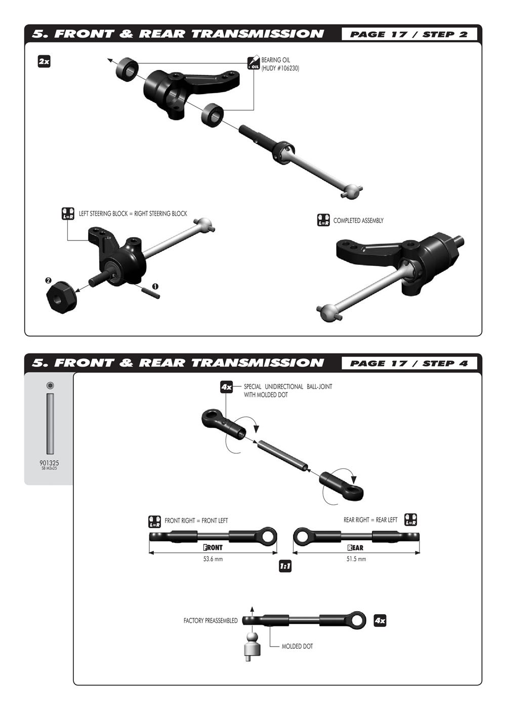 Xray - T3R - Supplementary Manual - Page 7