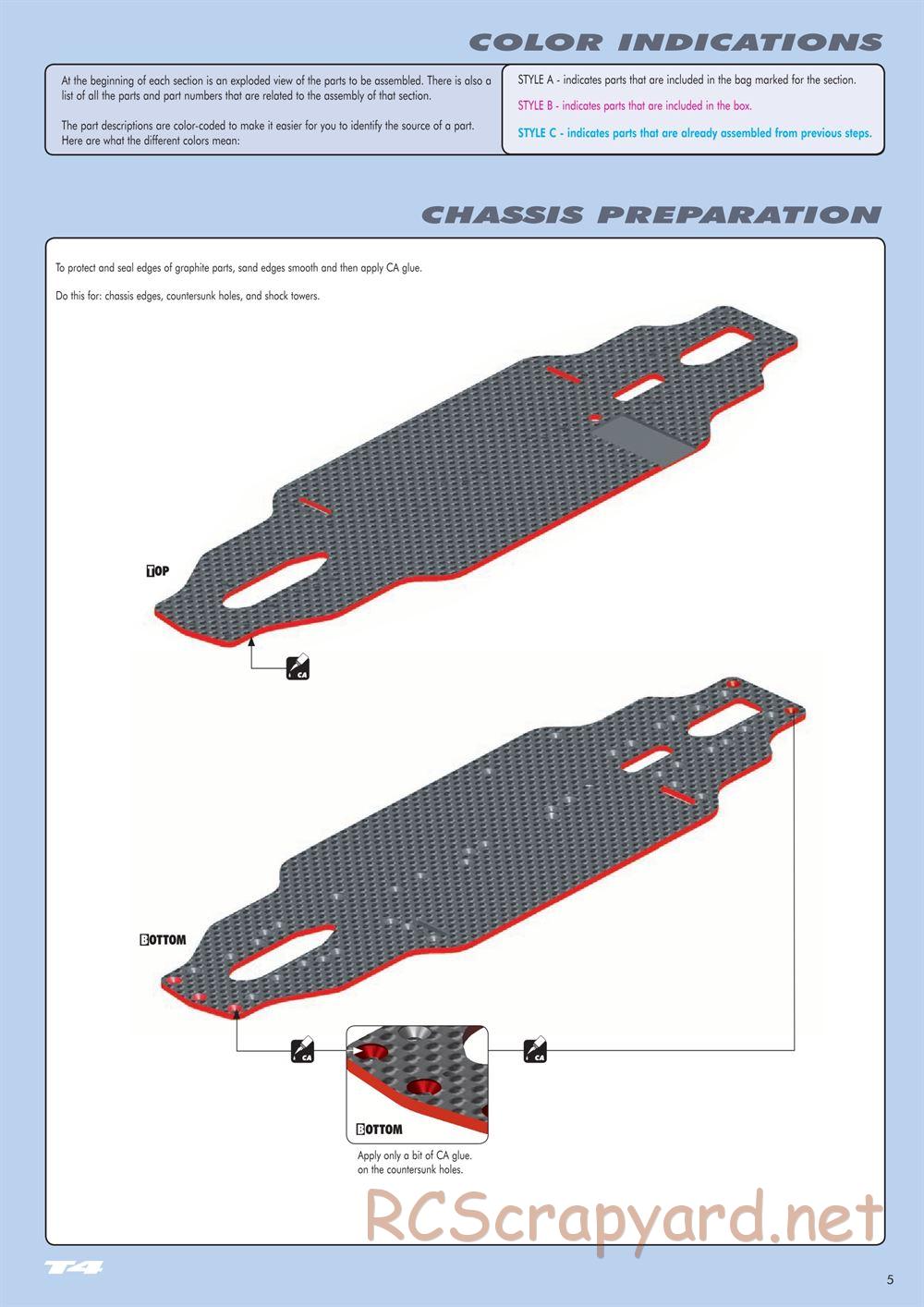 Xray - T4 - Manual - Page 5