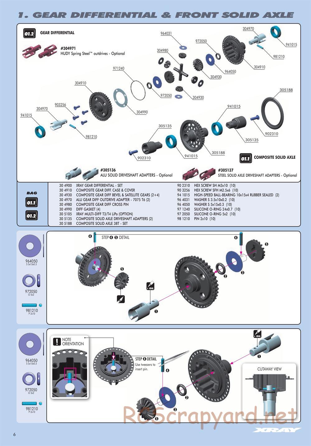 Xray - T4 - Manual - Page 6