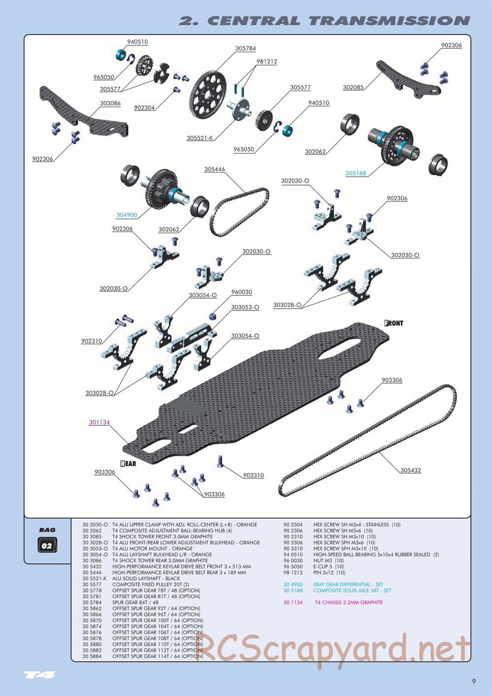 Xray - T4 - Manual - Page 9