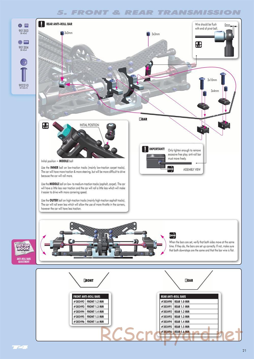 Xray - T4 - Manual - Page 21