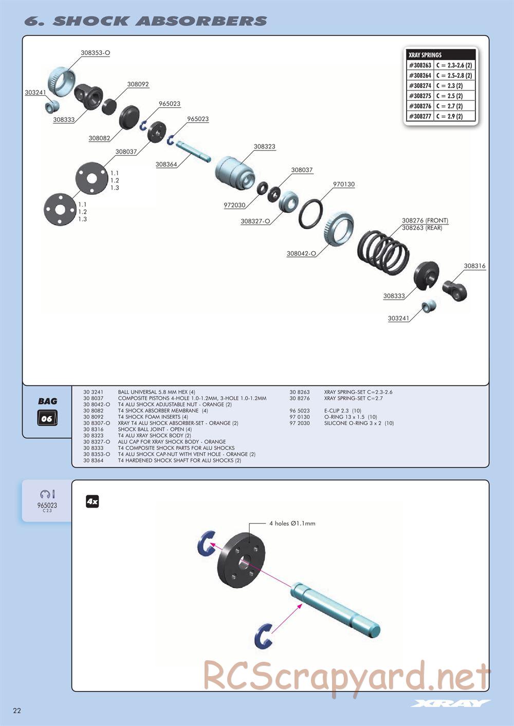 Xray - T4 - Manual - Page 22
