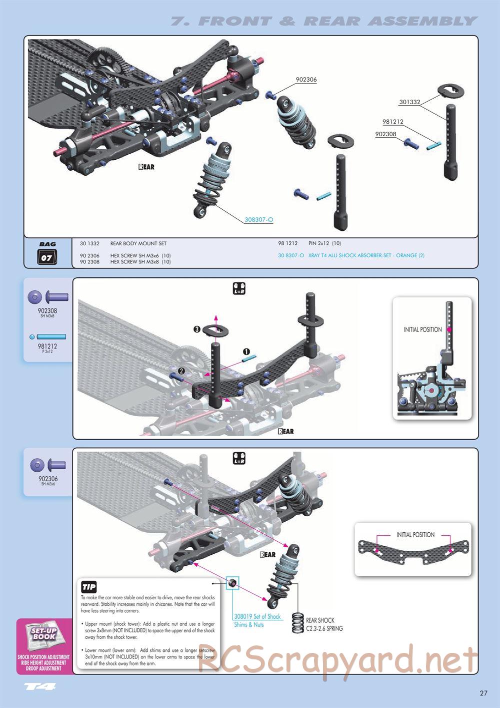 Xray - T4 - Manual - Page 27