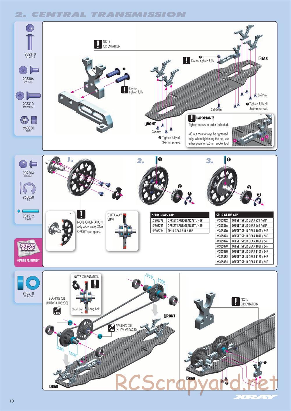 Xray - T4 2014 Specs (T4'14) - Manual - Page 10