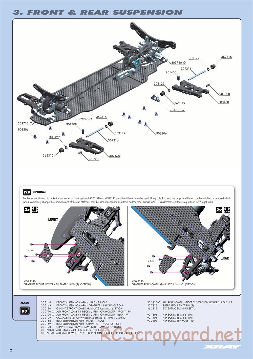 Xray - T4 2014 Specs (T4'14) - Manual - Page 12