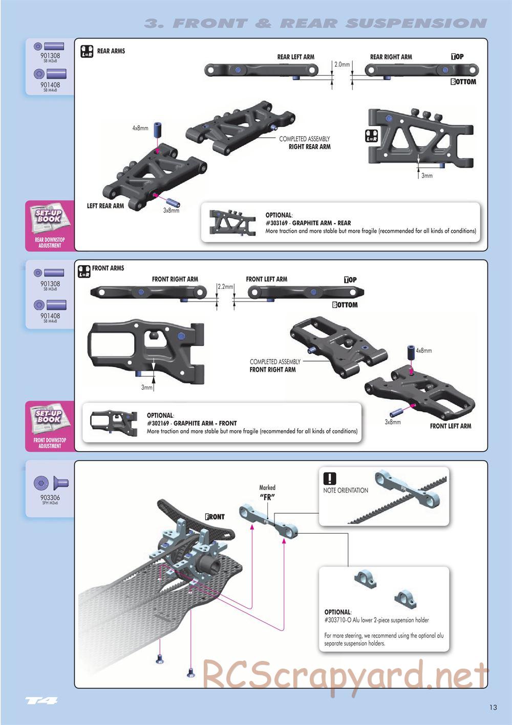 Xray - T4 2014 Specs (T4'14) - Manual - Page 13