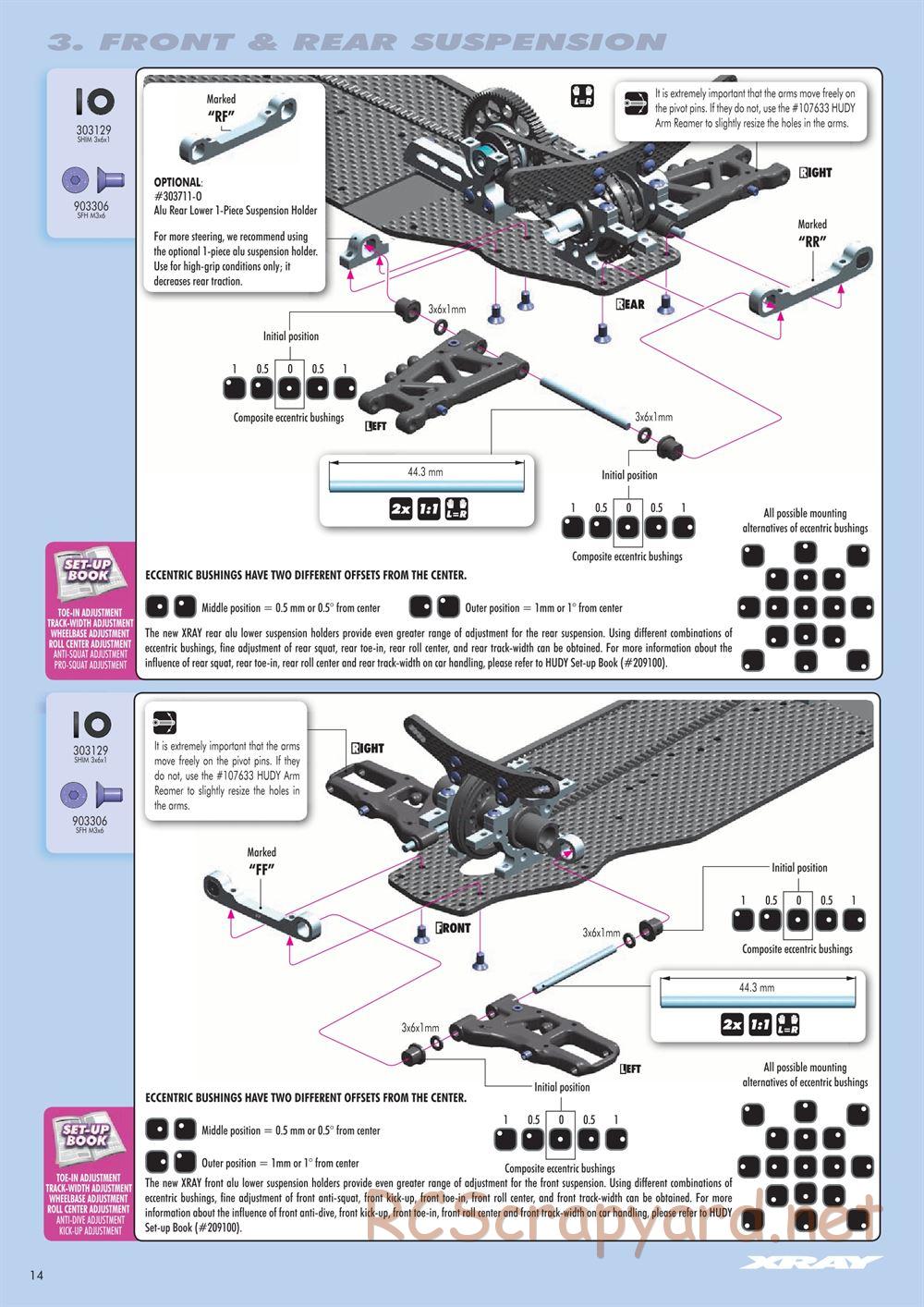 Xray - T4 2014 Specs (T4'14) - Manual - Page 14