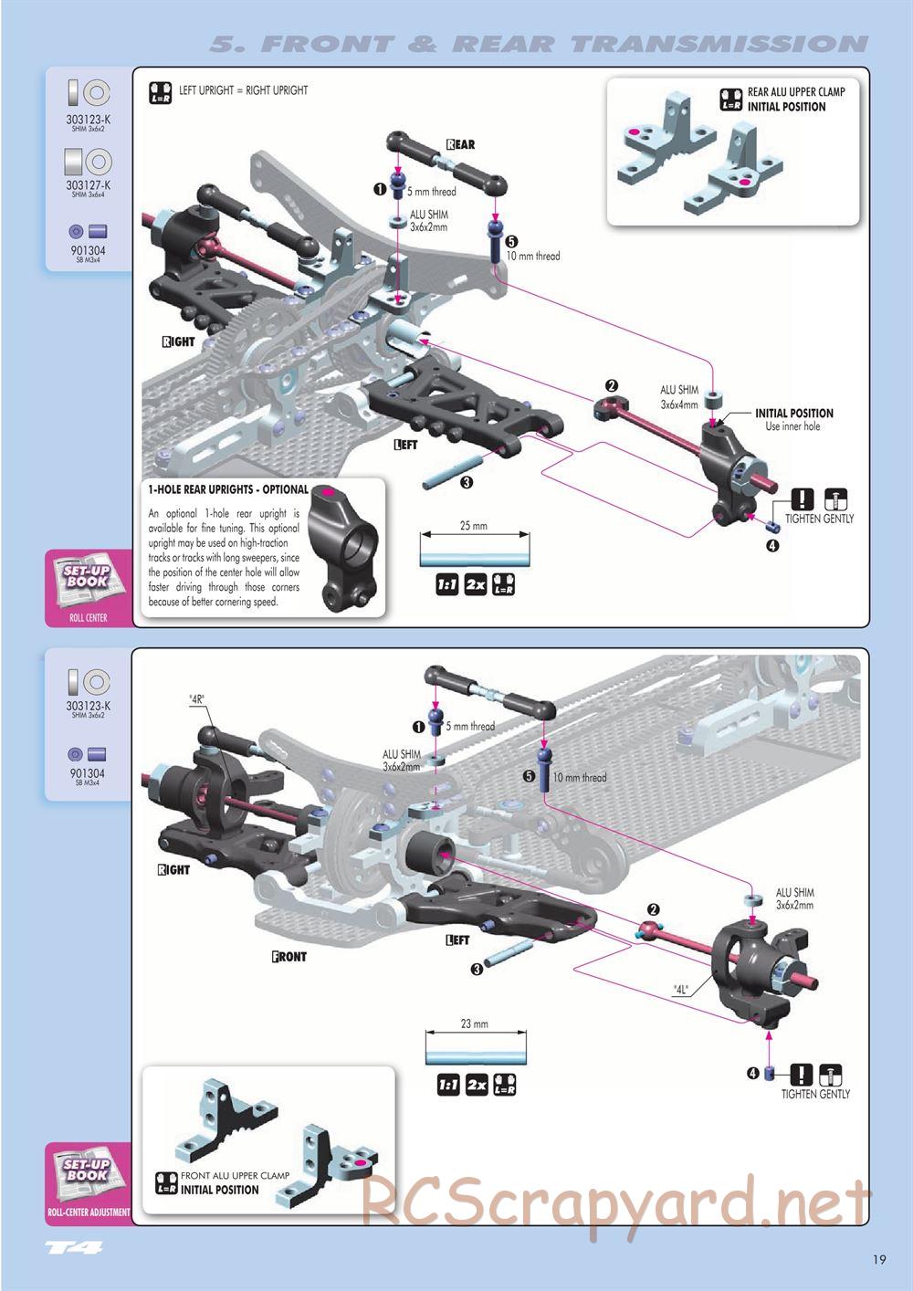 Xray - T4 2014 Specs (T4'14) - Manual - Page 19