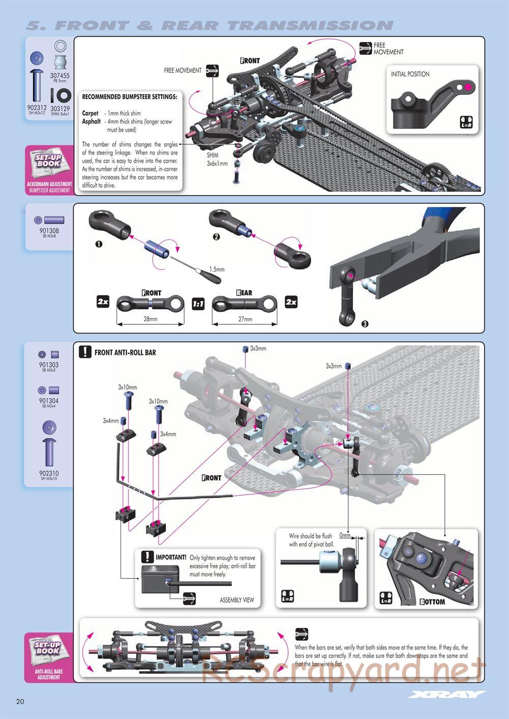 Xray - T4 2014 Specs (T4'14) - Manual - Page 20