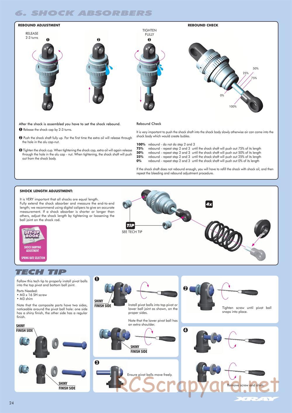 Xray - T4 2014 Specs (T4'14) - Manual - Page 24